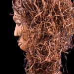 Mask - Wood, Raphia - Chokwe - Congo DRC