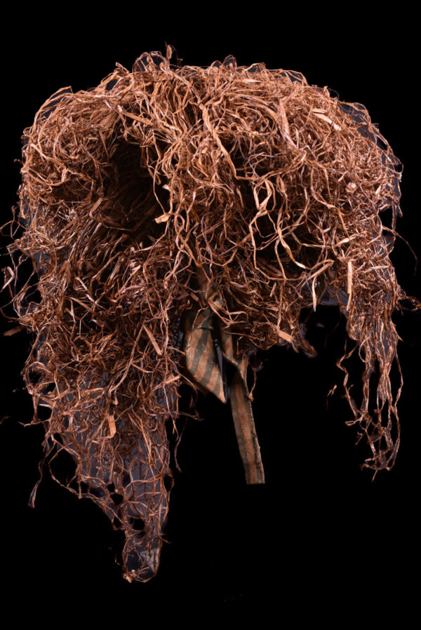 Mask - Wood, Raphia - Chokwe - Congo DRC