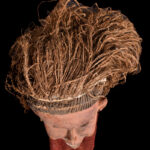 Mask - Wood, Raphia - Lwena - Angola