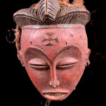 Mask - Wood, Raphia - Chokwe - Congo DRC