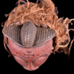Mask - Wood, Raphia - Chokwe - Congo DRC