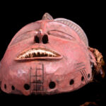 Mask - Wood, Raphia - Chokwe - Congo DRC