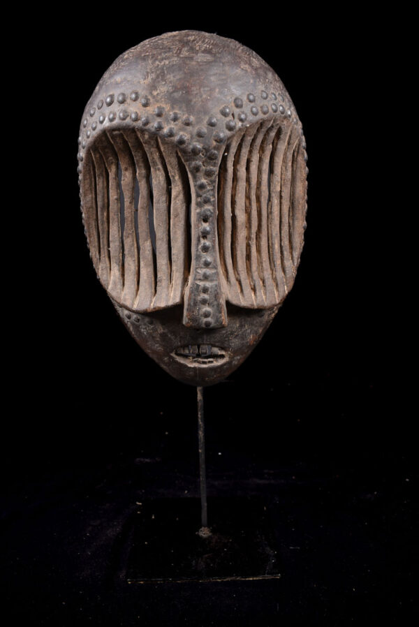 Yela Mask - Wood, Nails - Mbole - DR Congo