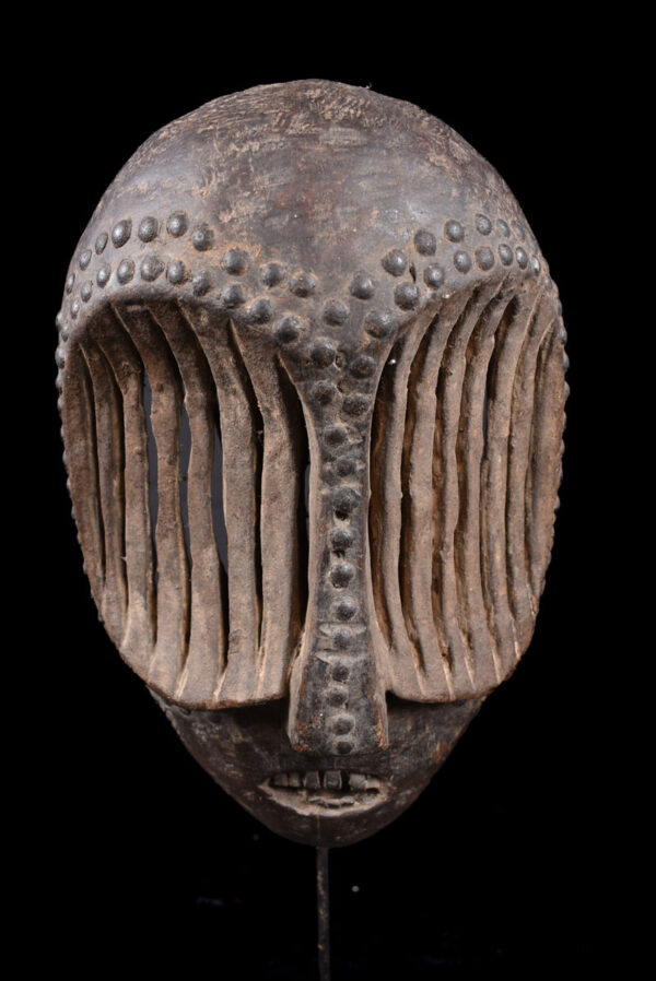 Yela Mask - Wood, Nails - Mbole - DR Congo