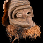 Helmet Mask - Wood, Raphia - Nyet - Kuba - Congo