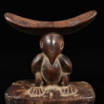 Neck rest - Wood - Yaka - Congo DRC