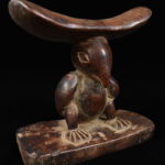 Neck rest - Wood - Yaka - Congo DRC