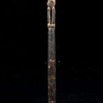 Unique wooden ritual figure / drum handle from Nepal. Wonderful patina of use. Provenance: former private collection from Germany.