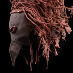 Ceremonial bird mask - Plant fibre - Chokwe - Congo