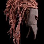 Ceremonial bird mask - Plant fibre - Chokwe - Congo