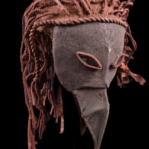 Ceremonial bird mask - Plant fibre - Chokwe - Congo