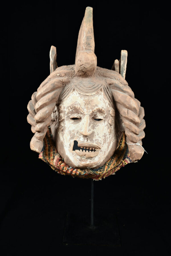Mask - Wood - Agbogho Mmwo - Igbo / Ibo - Nigeria