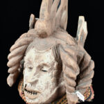 Mask - Wood - Agbogho Mmwo - Igbo / Ibo - Nigeria
