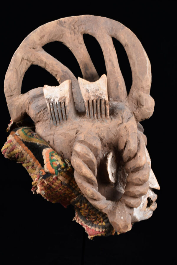 Mask - Wood - Agbogho Mmwo - Igbo / Ibo - Nigeria