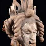 Mask - Wood - Agbogho Mmwo - Igbo / Ibo - Nigeria