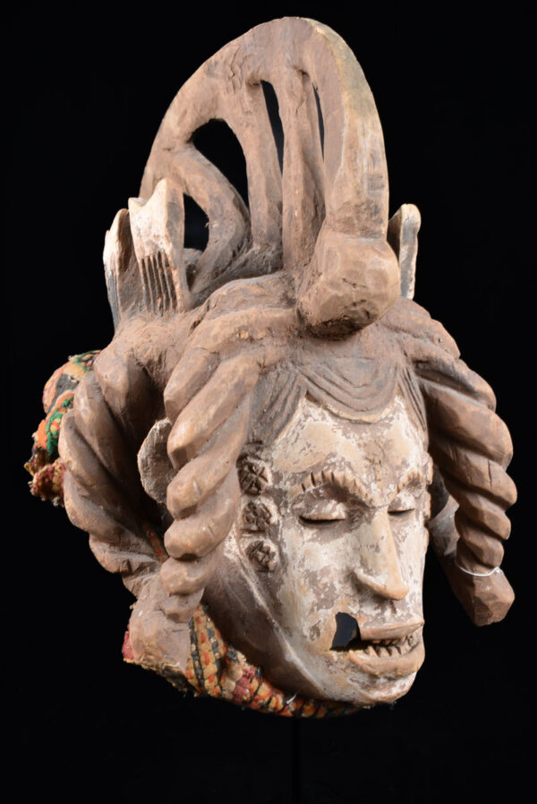 Mask - Wood - Agbogho Mmwo - Igbo / Ibo - Nigeria