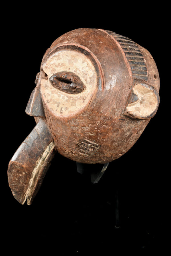 Bird Mask - Wood - Luba- Congo DRC