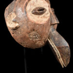 Bird Mask - Wood - Luba- Congo DRC