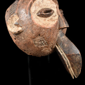 Bird Mask - Wood - Luba- Congo DRC