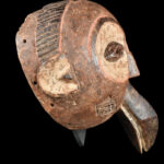 Bird Mask - Wood - Luba- Congo DRC