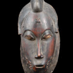 Dance mask - Wood - Baule - Ivory Coast