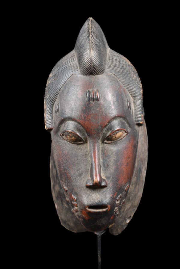 Dance mask - Wood - Baule - Ivory Coast