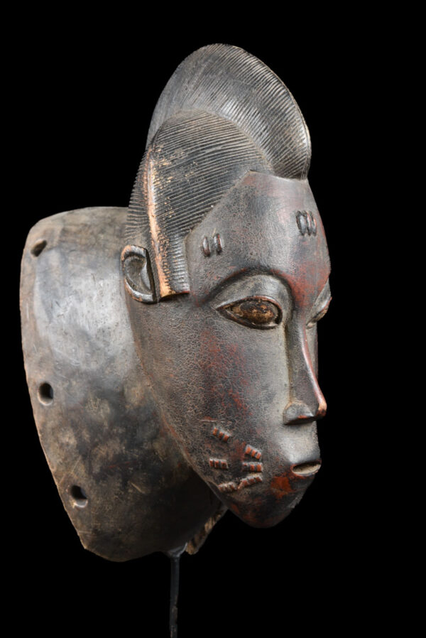 Dance mask - Wood - Baule - Ivory Coast