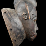 Dance mask - Wood - Baule - Ivory Coast