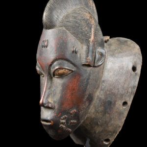 Dance mask - Wood - Baule - Ivory Coast