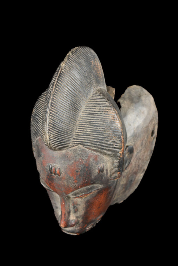 Dance mask - Wood - Baule - Ivory Coast
