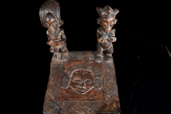 Royal Seat - Wood- Chokwe - DR Congo