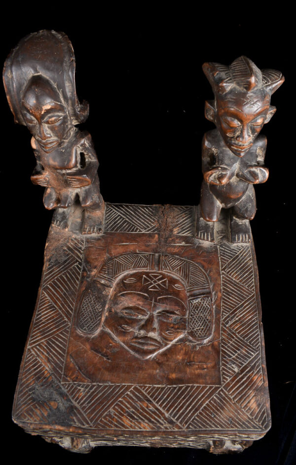 Royal Seat - Wood- Chokwe - DR Congo