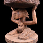 Stool - Wood - Luba - DR Congo