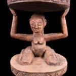 Stool - Wood - Luba - DR Congo
