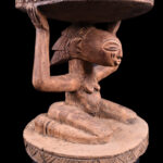 Stool - Wood - Luba - DR Congo