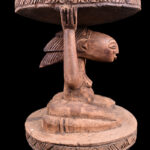 Stool - Wood - Luba - DR Congo