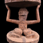 Stool - Wood - Luba - DR Congo