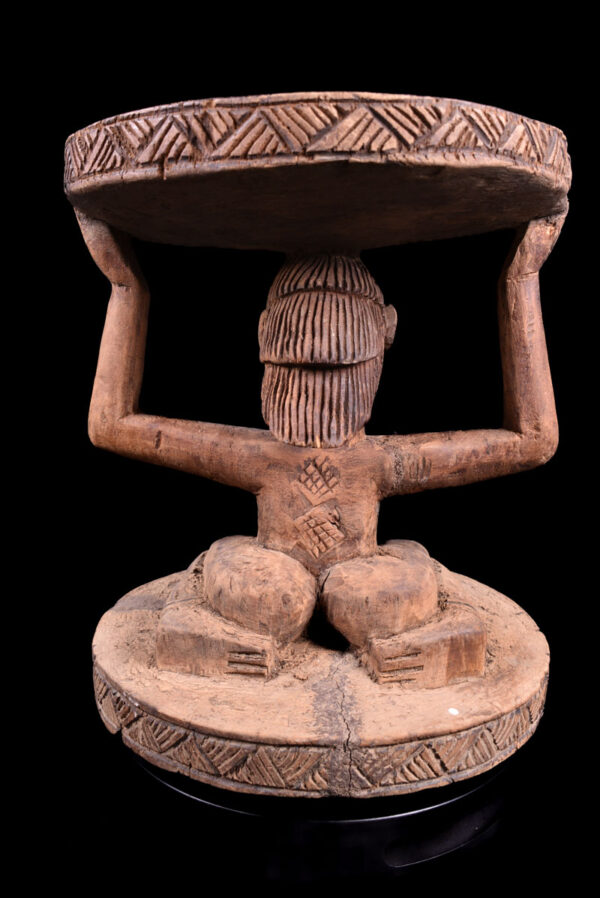 Stool - Wood - Luba - DR Congo