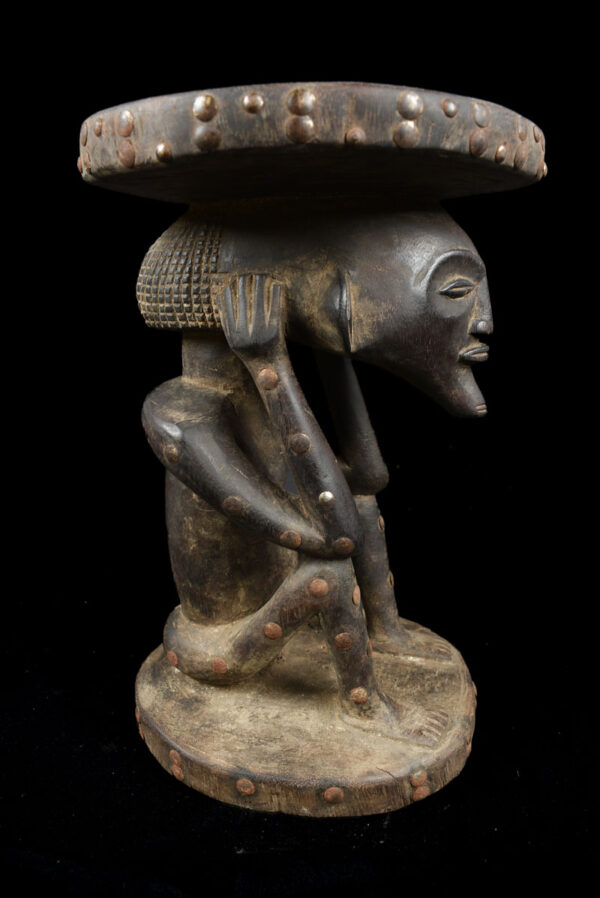Stool - Wood, Nails - Chokwe - DR Congo