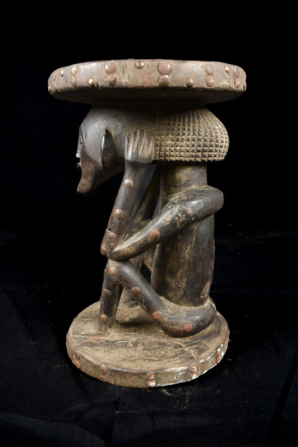 Stool - Wood, Nails - Chokwe - DR Congo