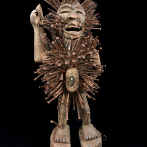 Nkisi Figure - Wood, Nails - Yombe - Congo