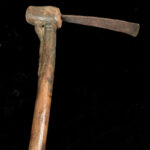 Ceremonial Axe - Metal, Wood - Lobi - Burkina Faso