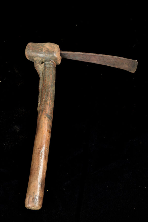 Ceremonial Axe - Metal, Wood - Lobi - Burkina Faso