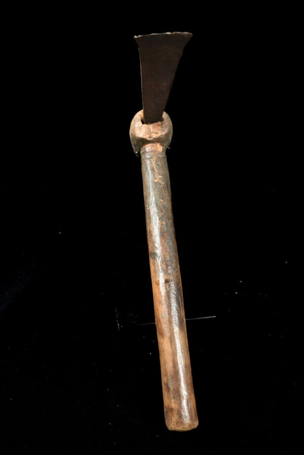 Ceremonial Axe - Metal, Wood - Lobi - Burkina Faso