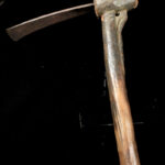 Ceremonial Axe - Metal, Wood - Lobi - Burkina Faso