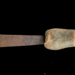Ceremonial Axe - Metal, Wood - Lobi - Burkina Faso