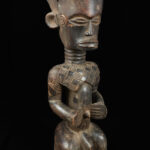 King ancestral figure - Wood - Ndengese - DR Congo