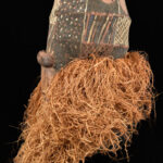 Kakunga mask - Textile, Wood, Raphia - Yaka - Congo