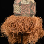 Kakunga mask - Textile, Wood, Raphia - Yaka - Congo