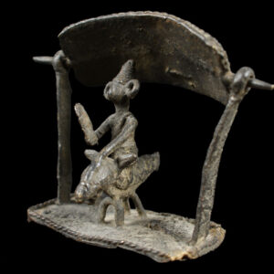Horse rider figure - Bronze- Sao / Kotoko - Chad